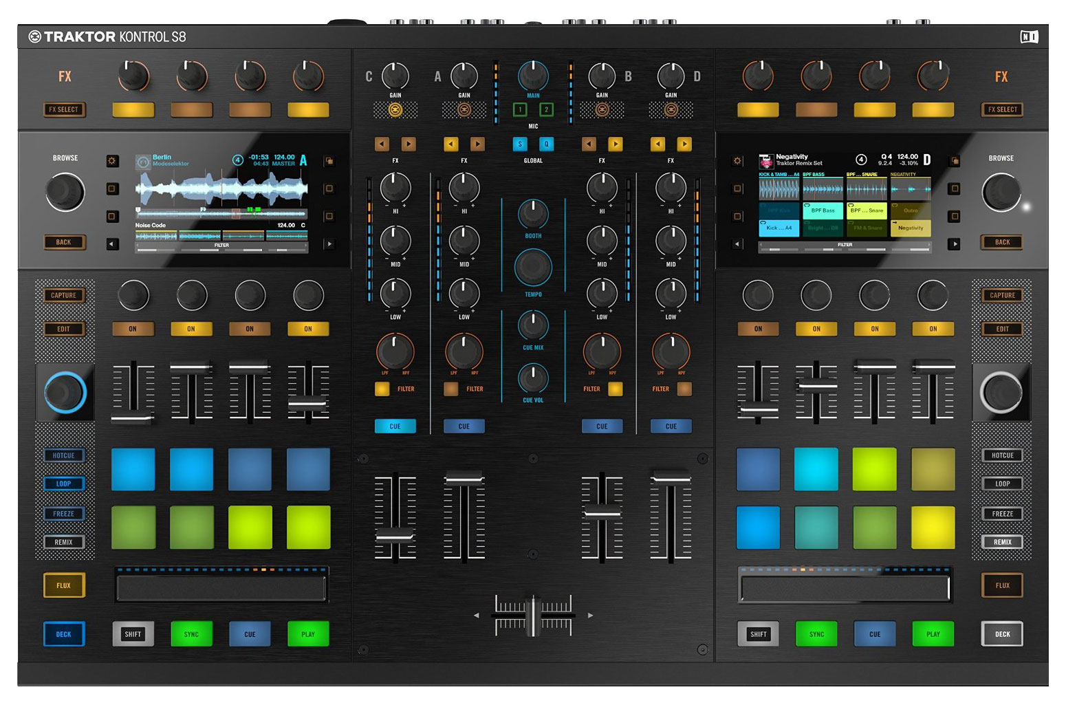 My s8 is not recognized by traktor pro 2 for free